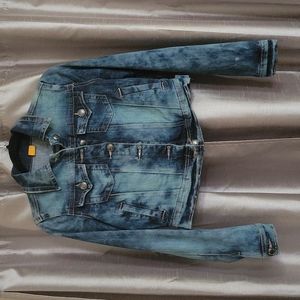 Acid Wash Jeans Jacket